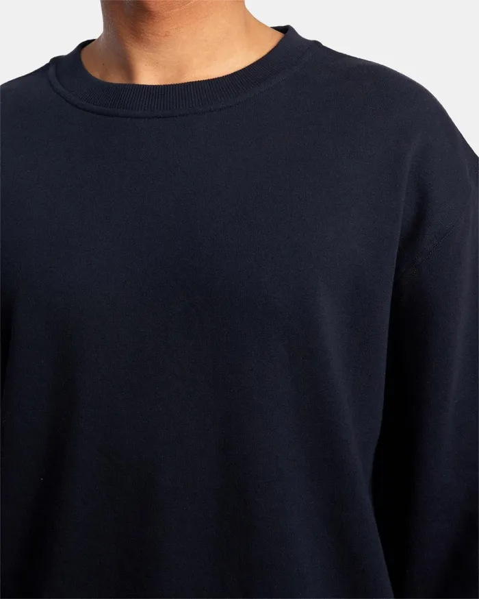 RVCA Hoodies Sweatshirts Day Shift Crewneck Sweatshirt New Navy 8211 Men