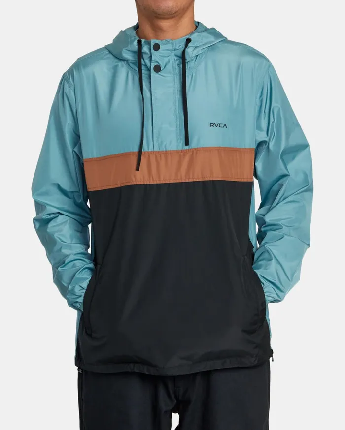 RVCA Jackets Meyer Packable Anorak Jacket Evergreen 8211 Men
