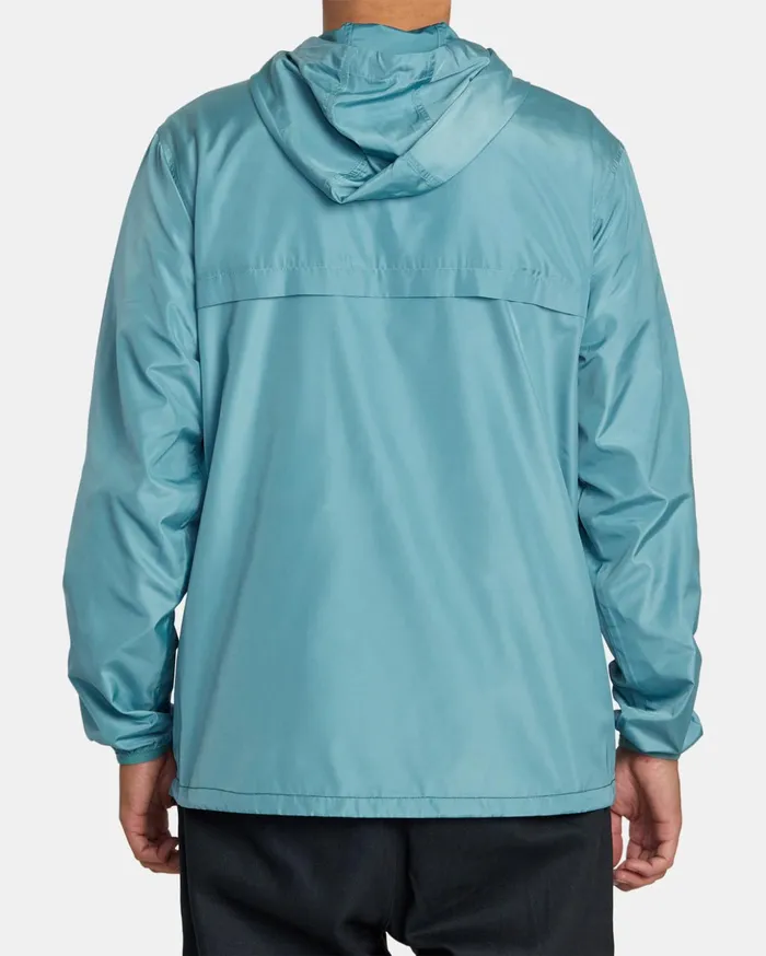 RVCA Jackets Meyer Packable Anorak Jacket Evergreen 8211 Men