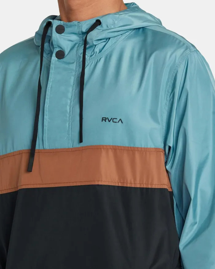 RVCA Jackets Meyer Packable Anorak Jacket Evergreen 8211 Men