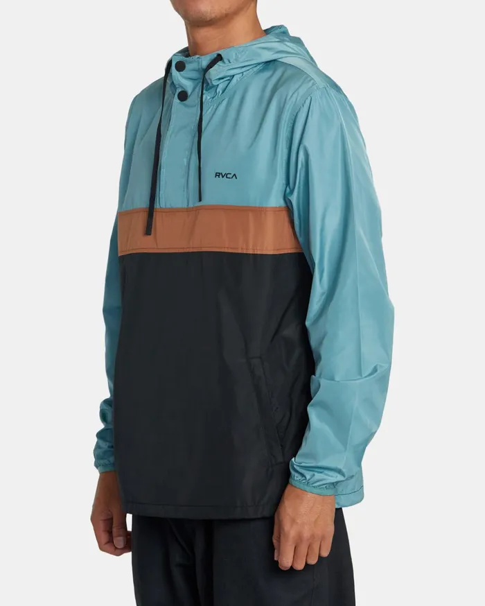 RVCA Jackets Meyer Packable Anorak Jacket Evergreen 8211 Men