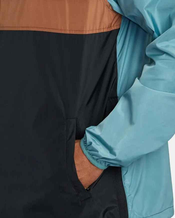 RVCA Jackets Meyer Packable Anorak Jacket Evergreen 8211 Men