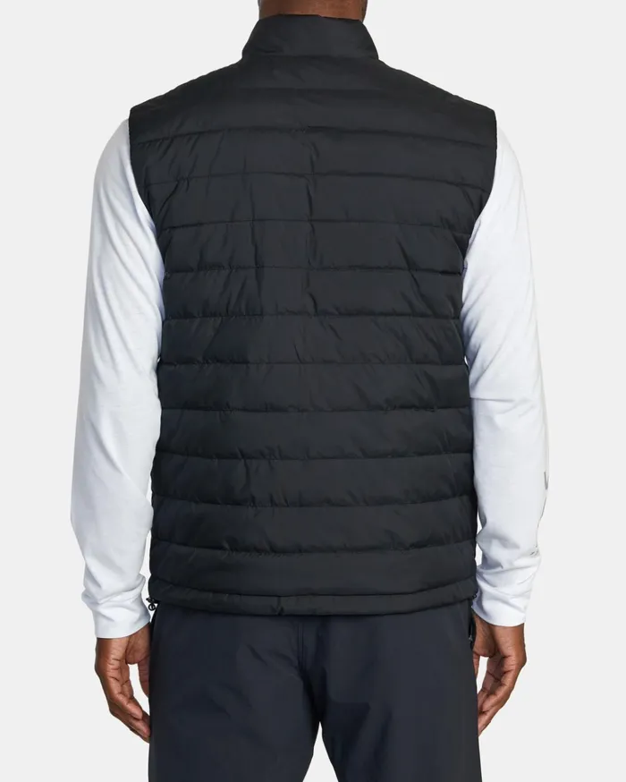 RVCA Jackets Packable Puffa Puffer Vest Black 8211 Men