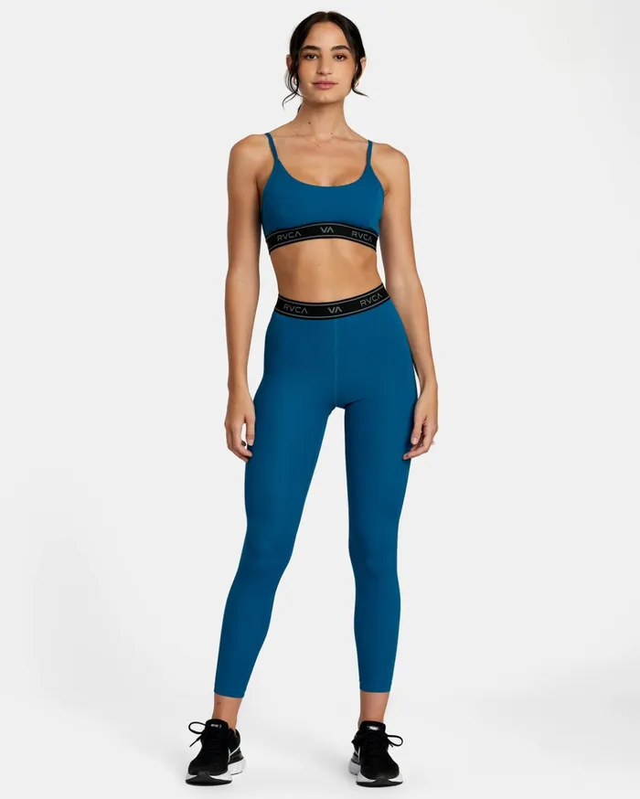 RVCA Pants Base Workout Leggings Teal 8211 Women