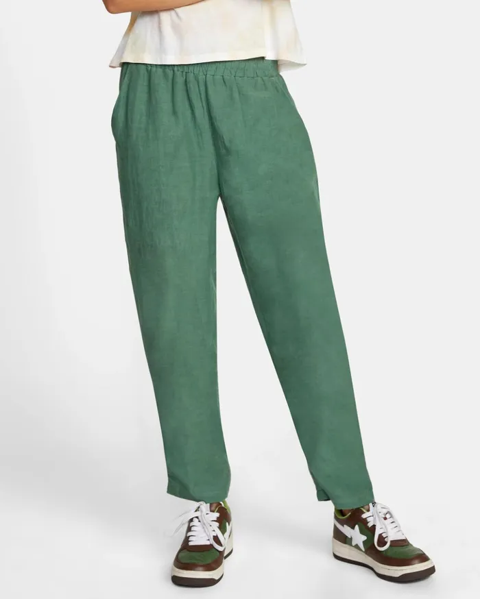 RVCA Pants New Yume Woven Pants Dusky Green 8211 Women