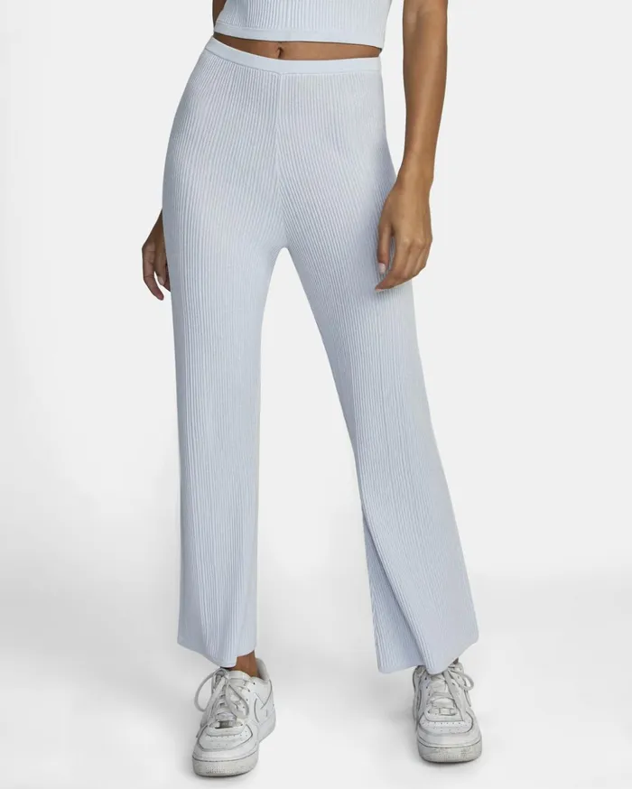 RVCA Pants Swerve Flared Pants Halogen Blue 8211 Women