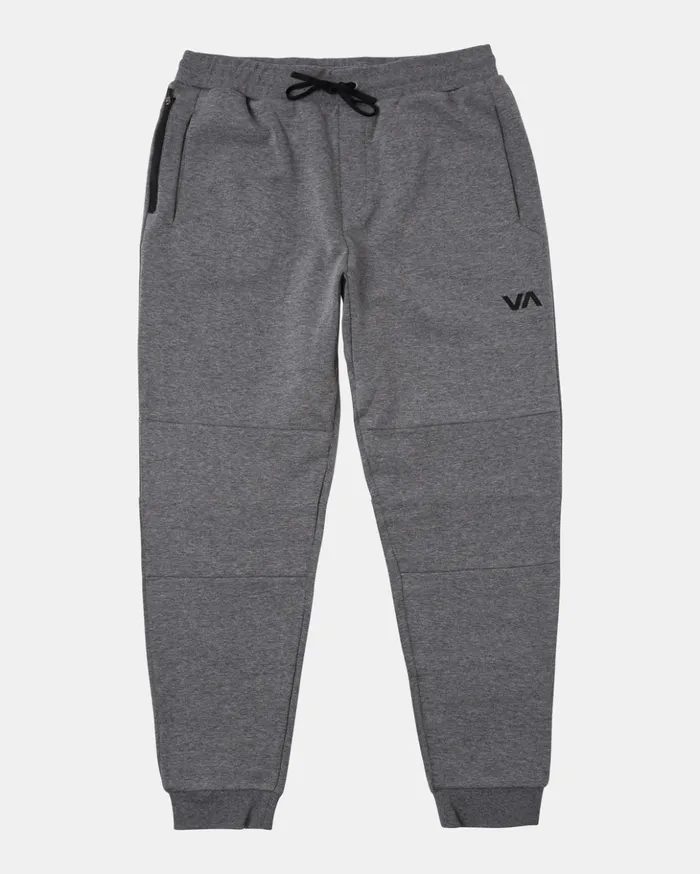 RVCA Pants Tech Fleece Sweatpants II Heather Grey 2 8211 Men