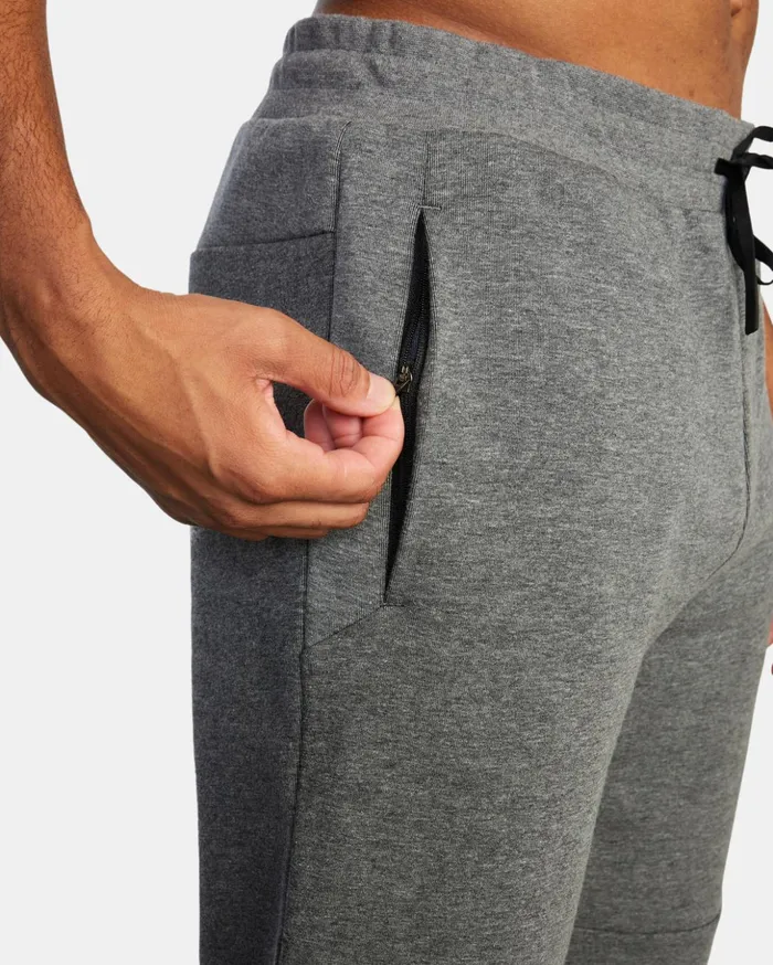 RVCA Pants Tech Fleece Sweatpants II Heather Grey 2 8211 Men