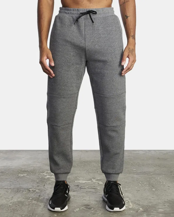 RVCA Pants Tech Fleece Sweatpants II Heather Grey 2 8211 Men