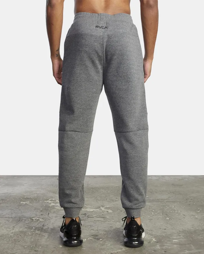 RVCA Pants Tech Fleece Sweatpants II Heather Grey 2 8211 Men