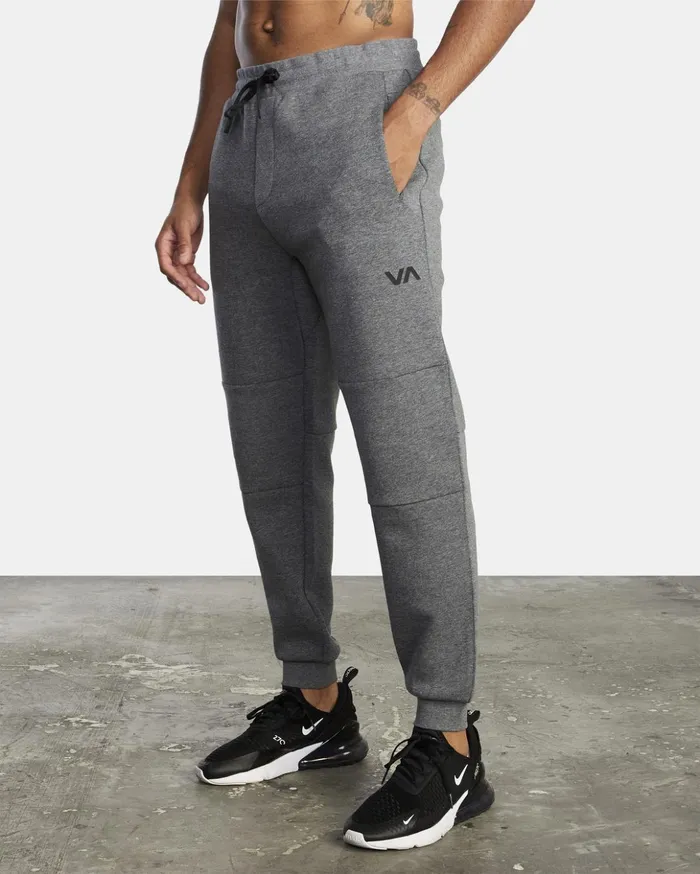 RVCA Pants Tech Fleece Sweatpants II Heather Grey 2 8211 Men