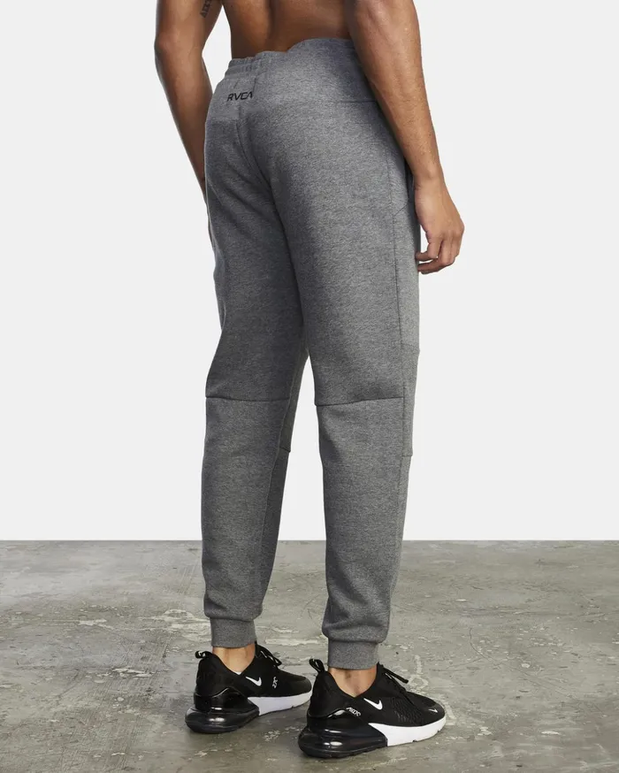 RVCA Pants Tech Fleece Sweatpants II Heather Grey 2 8211 Men