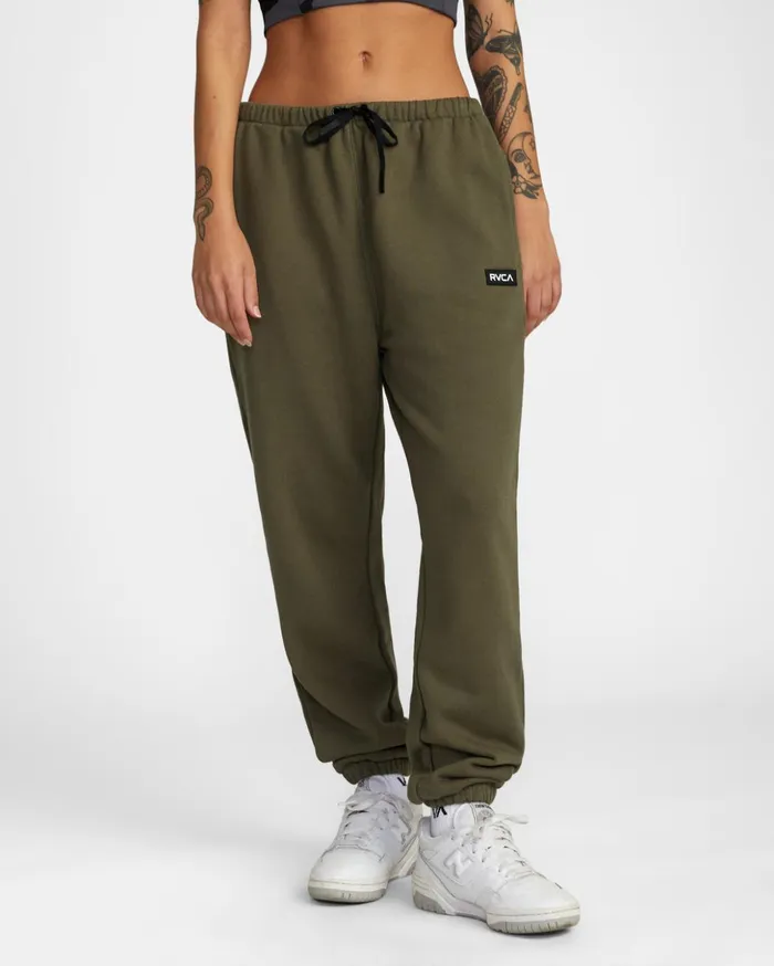 RVCA Pants VA Essential Jogger Sweatpants Olive 8211 Women