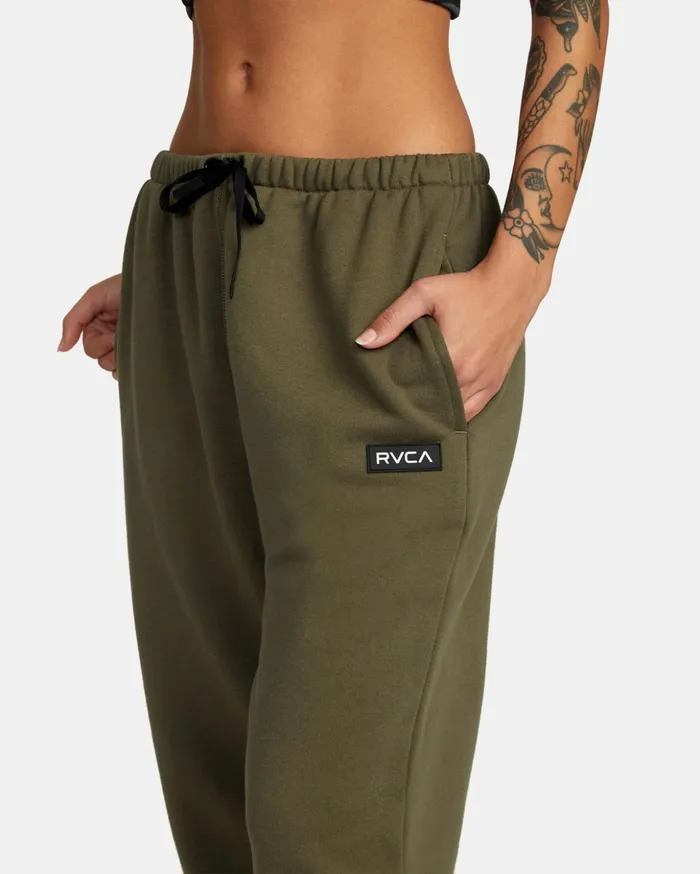 RVCA Pants VA Essential Jogger Sweatpants Olive 8211 Women