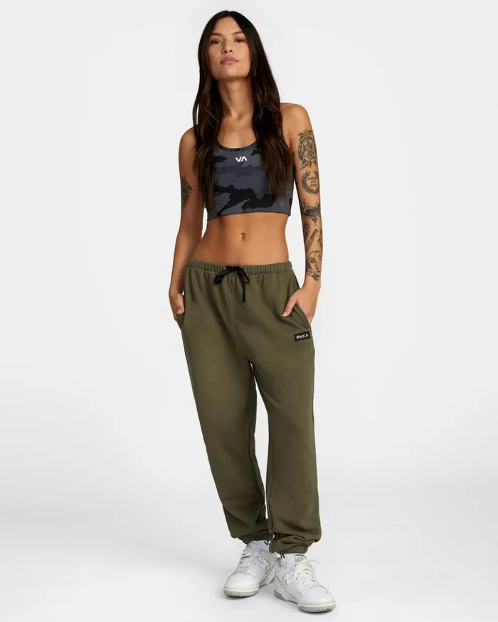 RVCA Pants VA Essential Jogger Sweatpants Olive 8211 Women