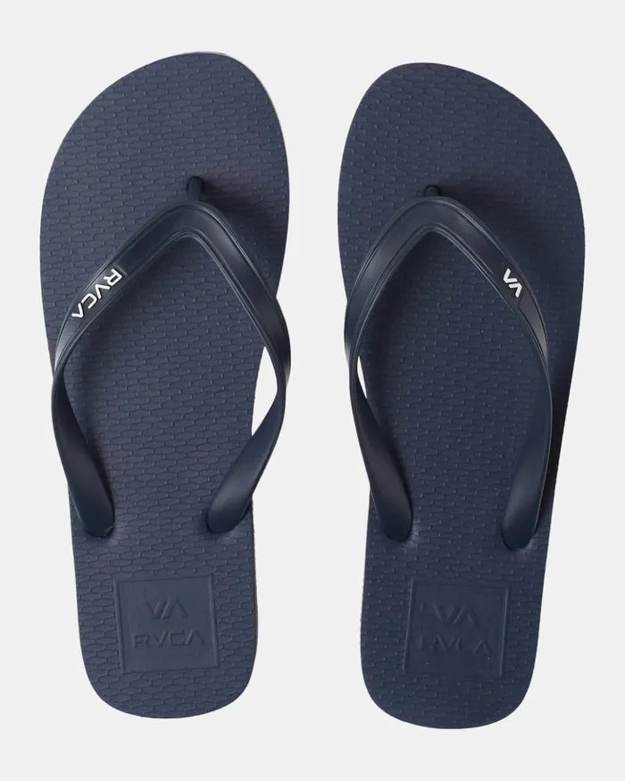 RVCA Sandals All The Way Flip Flops Navy 8211 Men