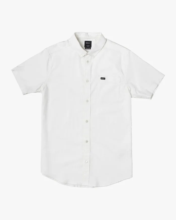 RVCA Shirts Flannels Boy039s That039ll Do Stretch Short Sleeve Shirt White 8211 Boys RVCA Shirts Flannels Boy039s That039ll Do Stretch Short Sleeve Shirt White 8211 Boys