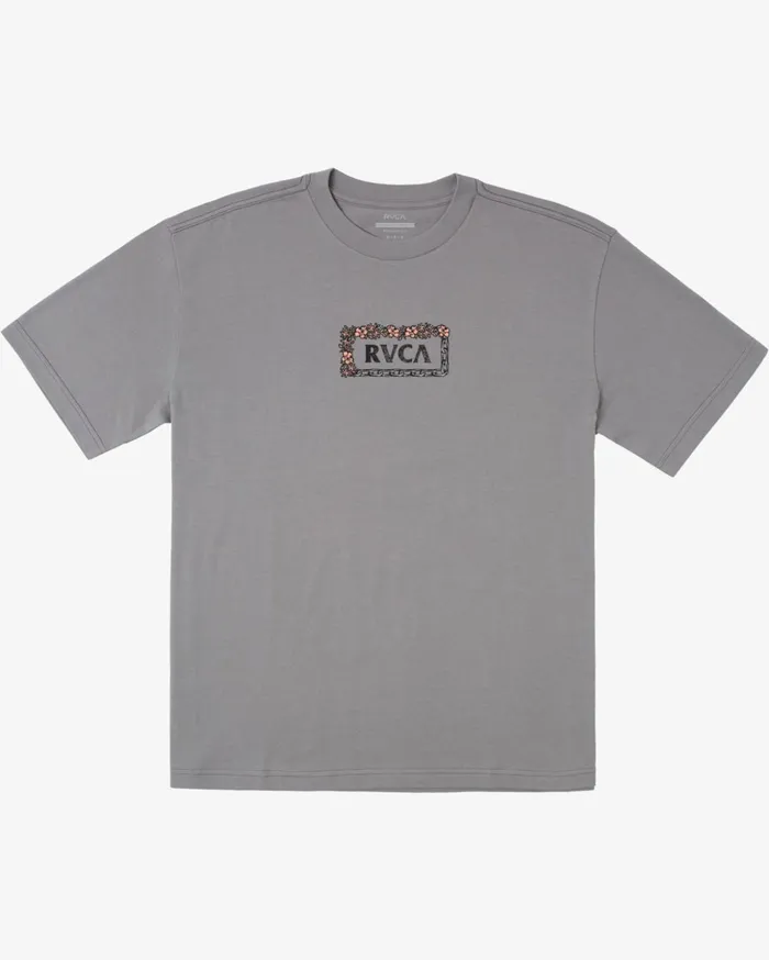 RVCA Short Sleeves Food Chain TShirt Motors Grey 8211 Men