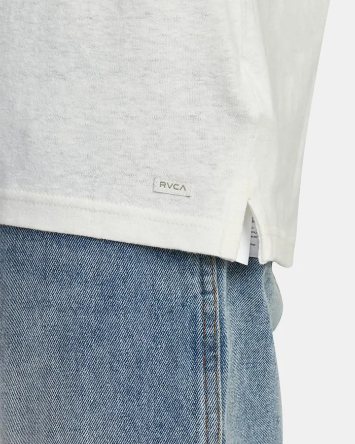 RVCA Short Sleeves HiGrade Hemp Tee Natural 8211 Men