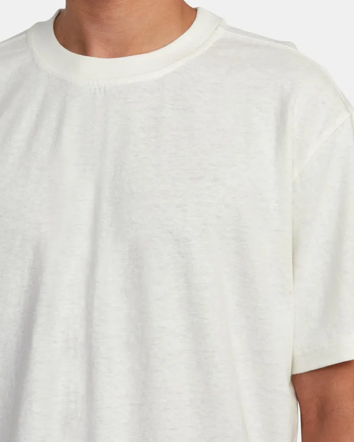 RVCA Short Sleeves HiGrade Hemp Tee Natural 8211 Men