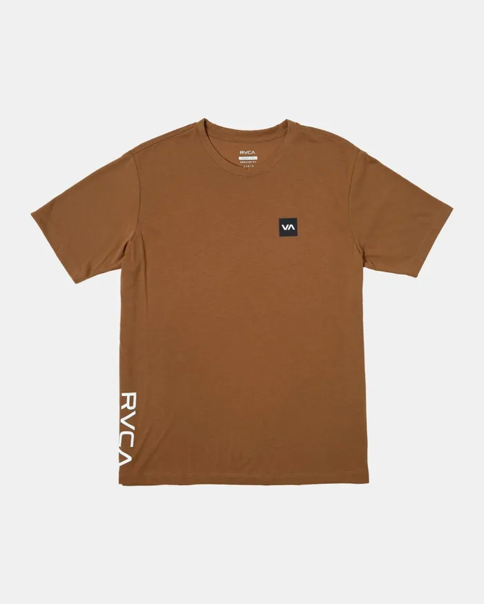 RVCA Short Sleeves RVCA 2X Tee Tobacco 8211 Men