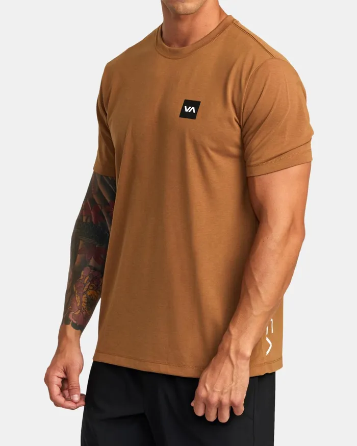 RVCA Short Sleeves RVCA 2X Tee Tobacco 8211 Men