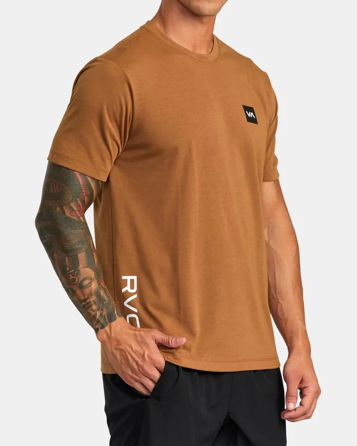 RVCA Short Sleeves RVCA 2X Tee Tobacco 8211 Men