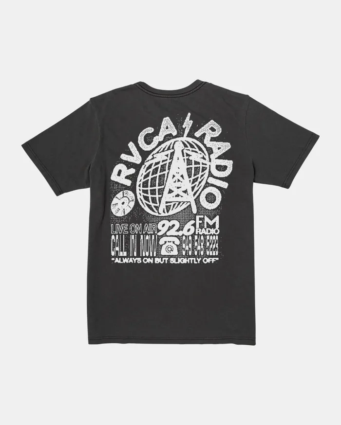 RVCA Short Sleeves RVCA Tee Black 8211 Men