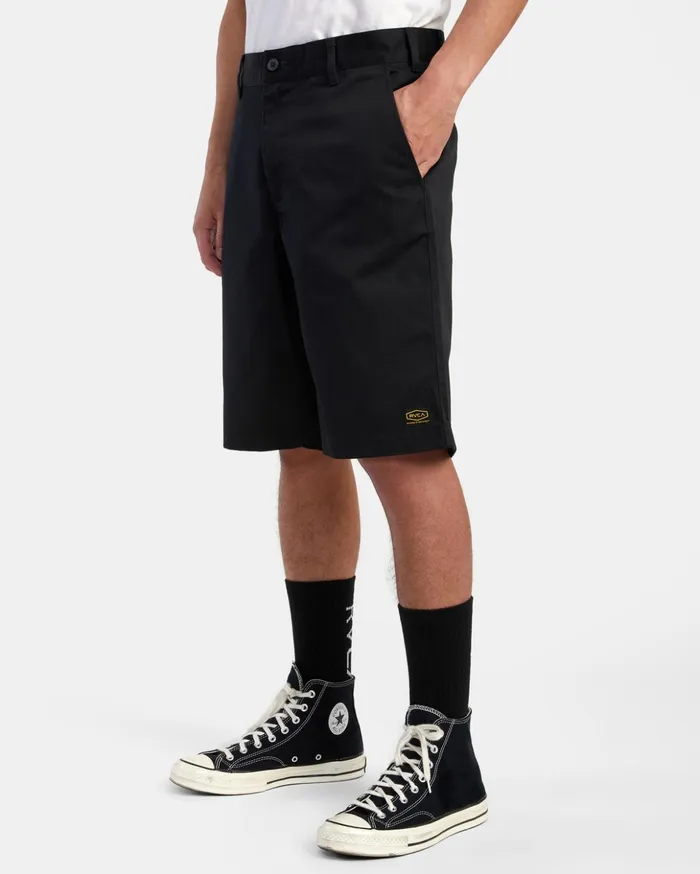 RVCA Shorts Hybrids Americana Walkshorts 22034 Black 8211 Men