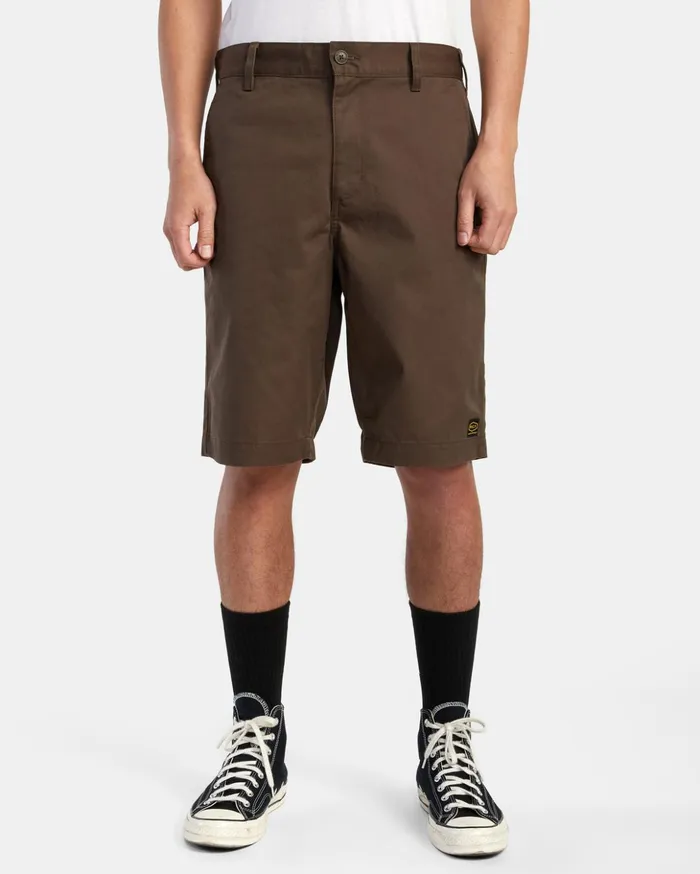 RVCA Shorts Hybrids Americana Walkshorts 22034 Chocolate 8211 Men
