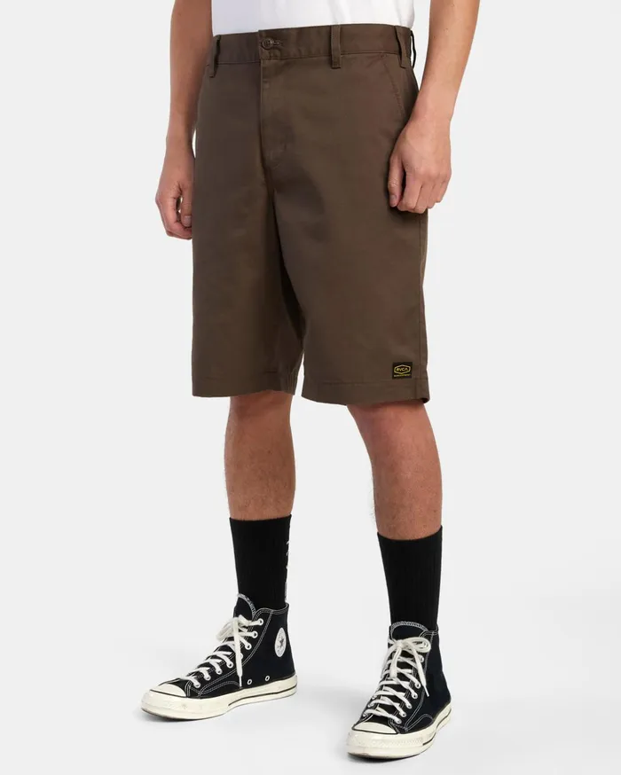 RVCA Shorts Hybrids Americana Walkshorts 22034 Chocolate 8211 Men