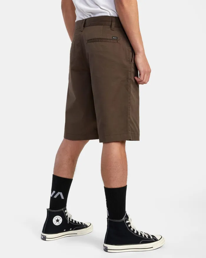 RVCA Shorts Hybrids Americana Walkshorts 22034 Chocolate 8211 Men