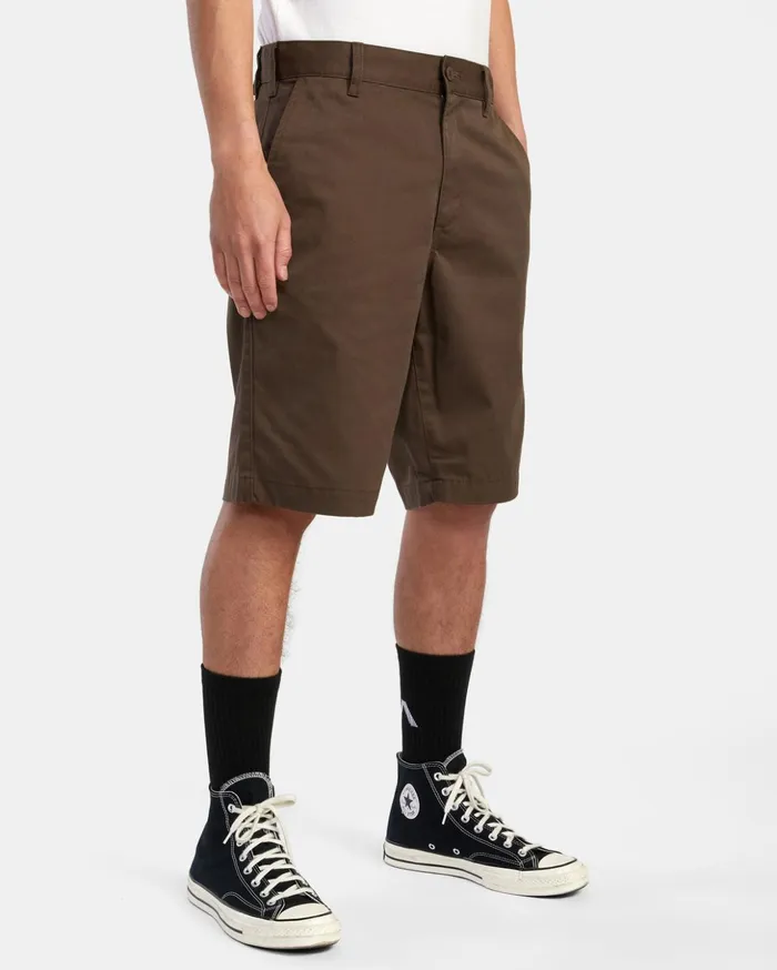 RVCA Shorts Hybrids Americana Walkshorts 22034 Chocolate 8211 Men