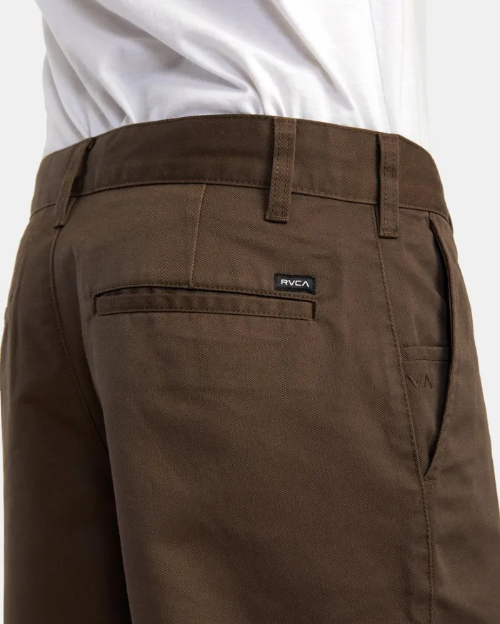 RVCA Shorts Hybrids Americana Walkshorts 22034 Chocolate 8211 Men