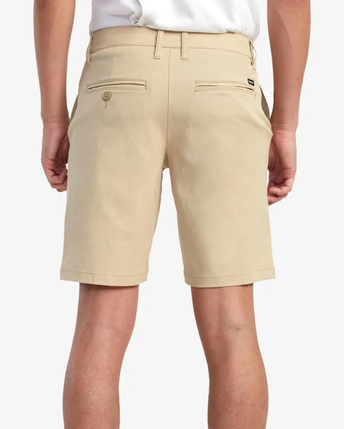 RVCA Shorts Hybrids Back In Hybrid 19034 Shorts Khaki 8211 Men
