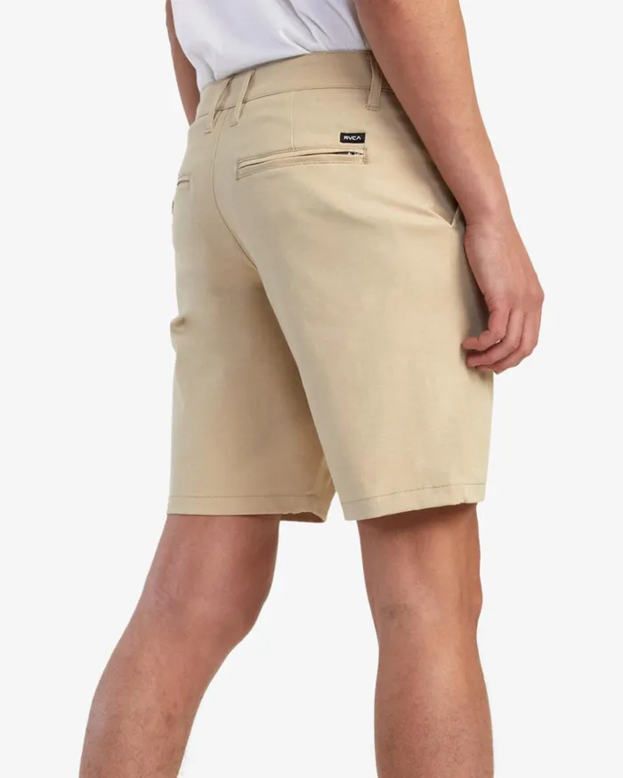 RVCA Shorts Hybrids Back In Hybrid 19034 Shorts Khaki 8211 Men