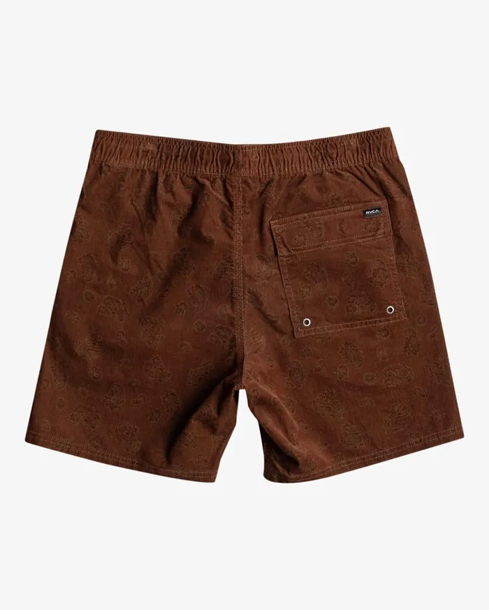 RVCA Shorts Hybrids Escape Elastic Waist Corduroy Shorts 17 Bombay Brown 8211 Men RVCA Shorts Hybrids Escape Elastic Waist Corduroy Shorts 17 Bombay Brown 8211 Men