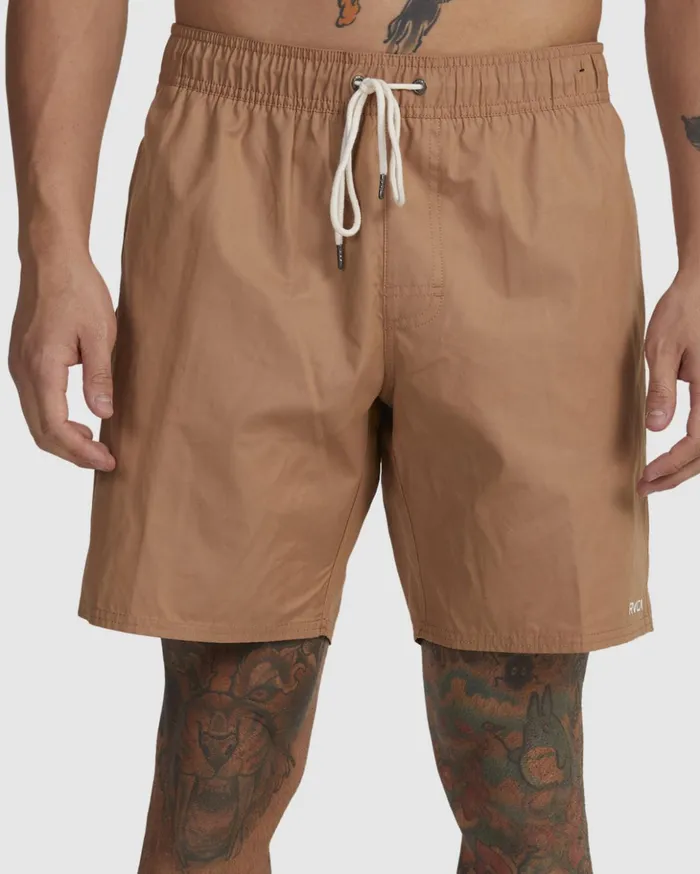 RVCA Shorts Hybrids Opposites Elastic Waist Hybrid Amphibian Shorts Copper 8211 Men RVCA Shorts Hybrids Opposites Elastic Waist Hybrid Amphibian Shorts Copper 8211 Men