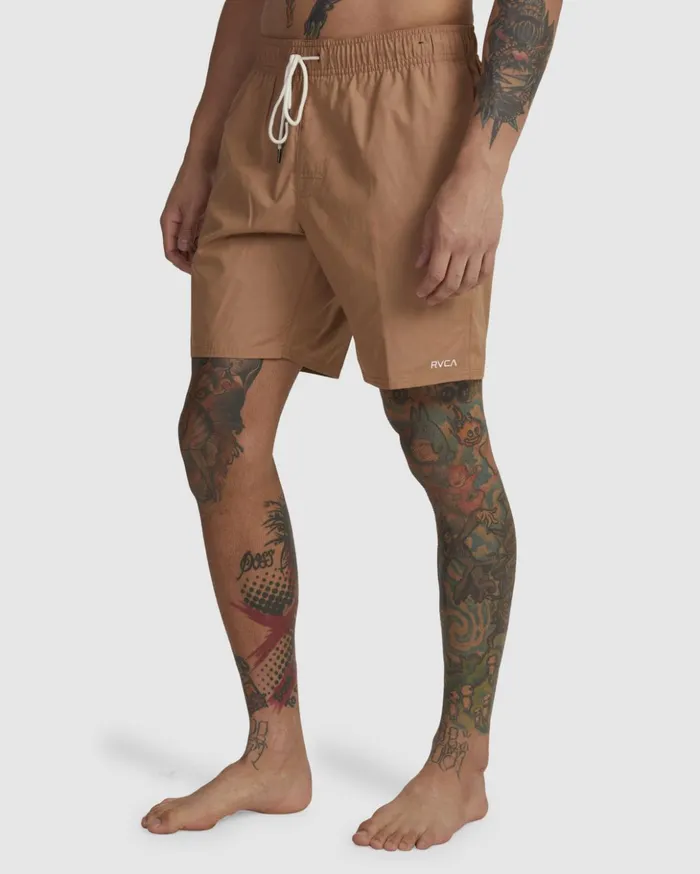 RVCA Shorts Hybrids Opposites Elastic Waist Hybrid Amphibian Shorts Copper 8211 Men RVCA Shorts Hybrids Opposites Elastic Waist Hybrid Amphibian Shorts Copper 8211 Men