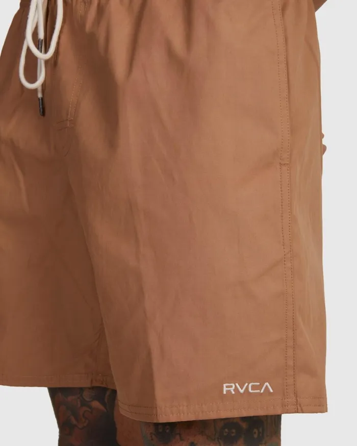 RVCA Shorts Hybrids Opposites Elastic Waist Hybrid Amphibian Shorts Copper 8211 Men RVCA Shorts Hybrids Opposites Elastic Waist Hybrid Amphibian Shorts Copper 8211 Men
