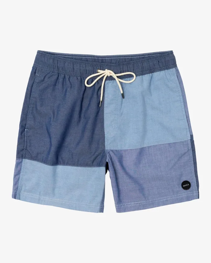 RVCA Shorts Hybrids Patchwork Elastic 17034 Elastic Shorts Blue 8211 Men