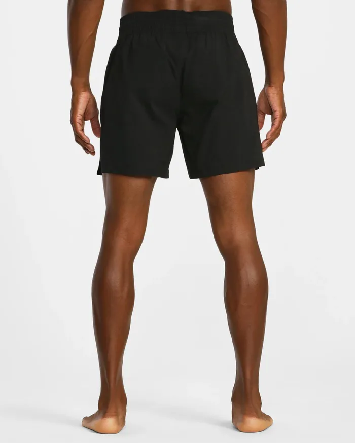 RVCA Shorts Hybrids Spartan Elastic Waist Training Shorts 17034 Black 8211 Men RVCA Shorts Hybrids Spartan Elastic Waist Training Shorts 17034 Black 8211 Men