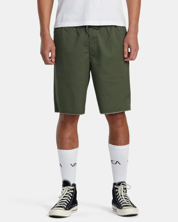 RVCA Shorts Hybrids Weekend Elastic Waist Shorts Cactus 8211 Men