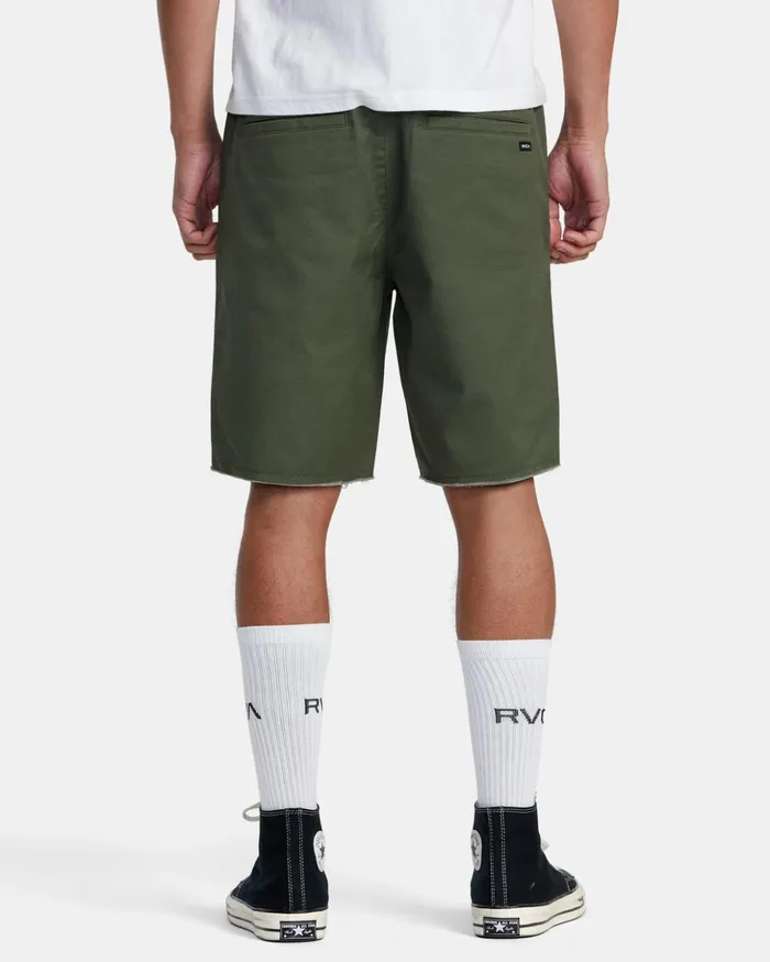 RVCA Shorts Hybrids Weekend Elastic Waist Shorts Cactus 8211 Men