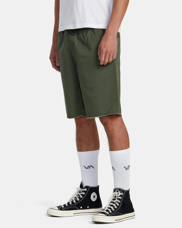 RVCA Shorts Hybrids Weekend Elastic Waist Shorts Cactus 8211 Men