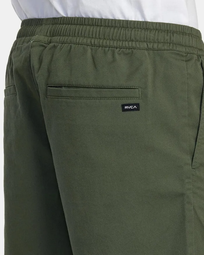 RVCA Shorts Hybrids Weekend Elastic Waist Shorts Cactus 8211 Men
