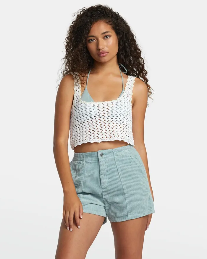 RVCA Shorts Skirts Daylight Corduroy Shorts Shale 8211 Women