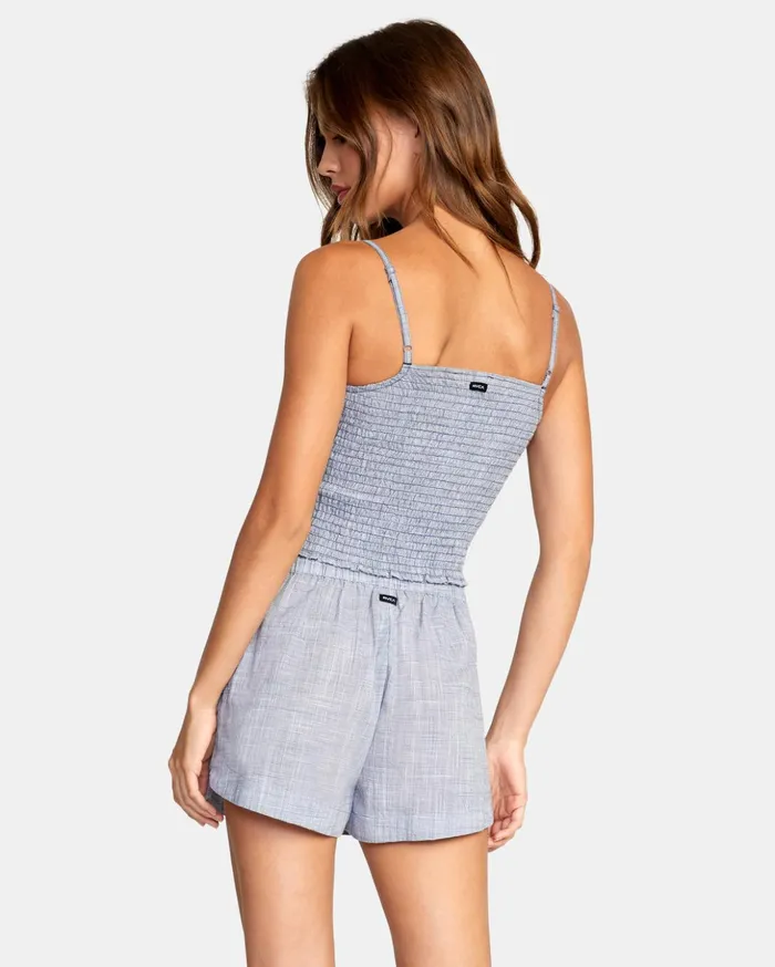 RVCA Shorts Skirts Houndstooth New Yume Drawcord Shorts Blue Grey 8211 Women RVCA Shorts Skirts Houndstooth New Yume Drawcord Shorts Blue Grey 8211 Women