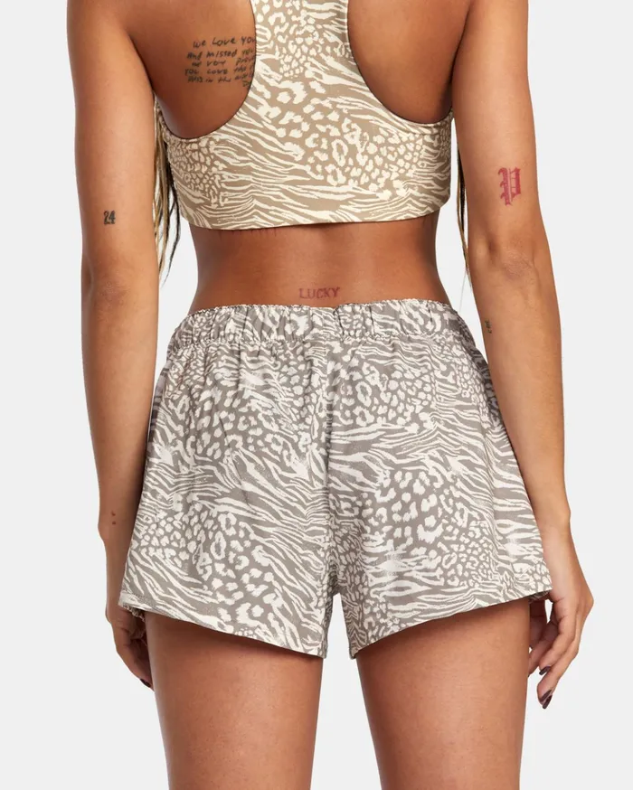 RVCA Shorts Skirts VA Essential LowRise Yogger Sport Shorts Zeetah 8211 Women RVCA Shorts Skirts VA Essential LowRise Yogger Sport Shorts Zeetah 8211 Women