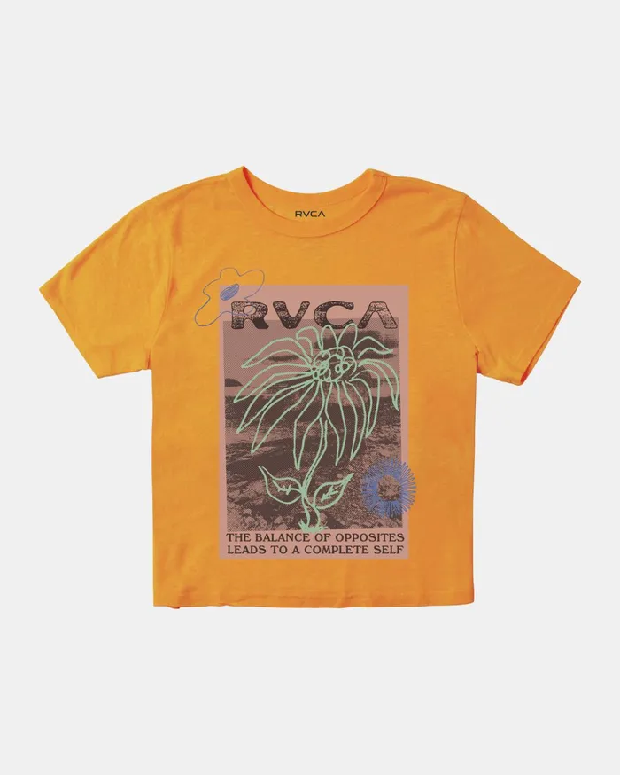 RVCA Tees Tanks Atomic Jam Tee Tangerine 8211 Women